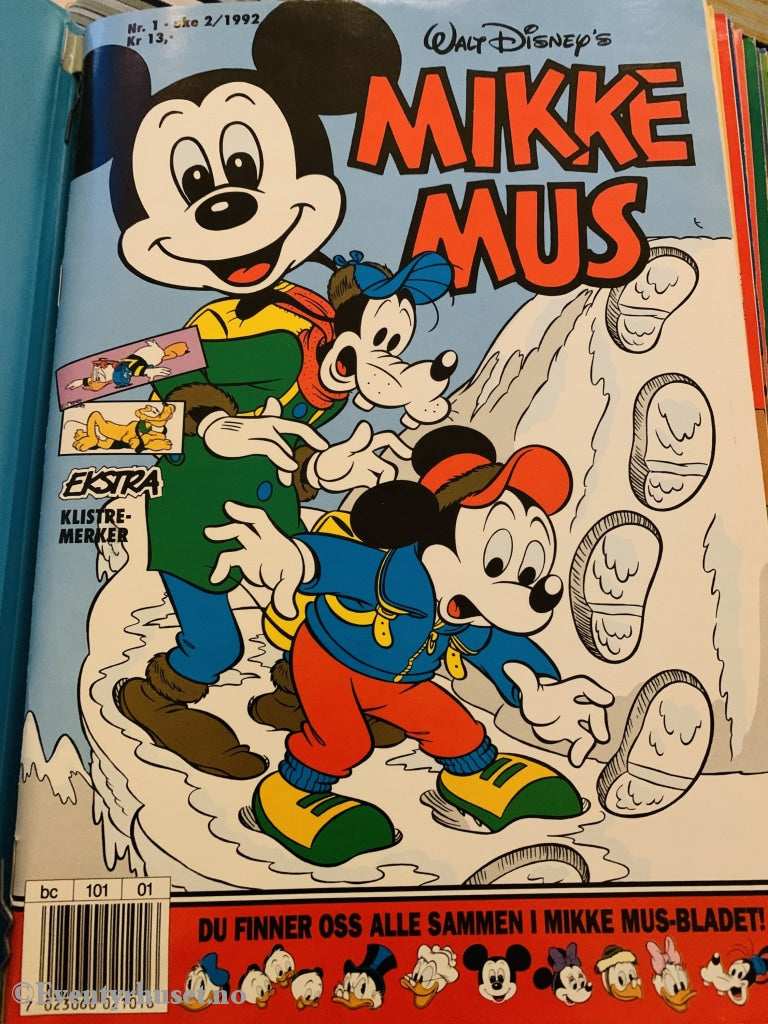 Mikke Mus. 1992/01. Tegneserieblad