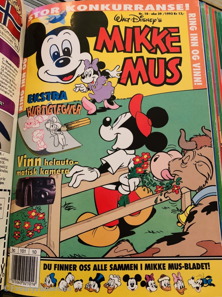 Mikke Mus. 1992/10. Tegneserieblad