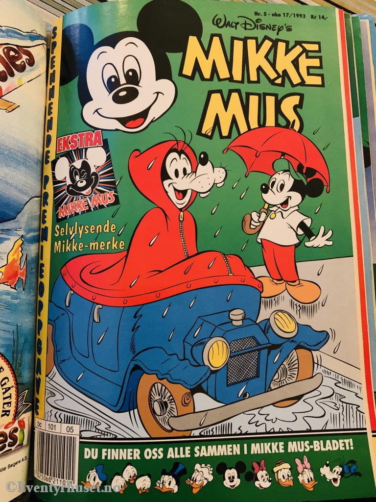 Mikke Mus. 1993/05. Tegneserieblad