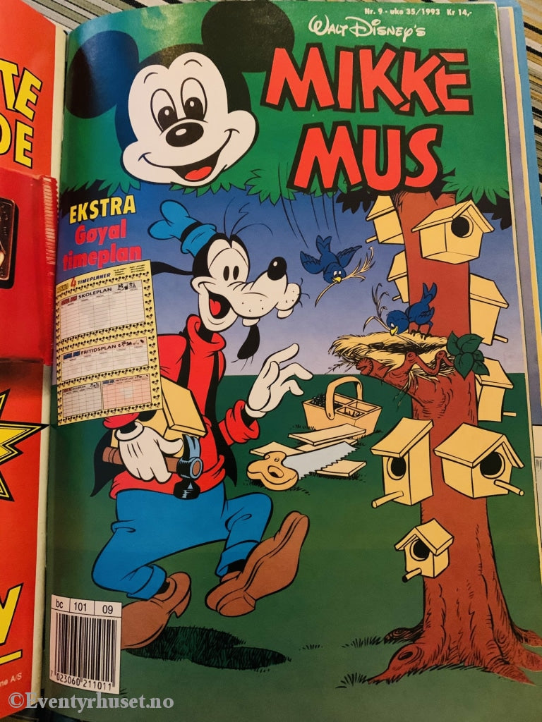 Mikke Mus. 1993/09. Tegneserieblad