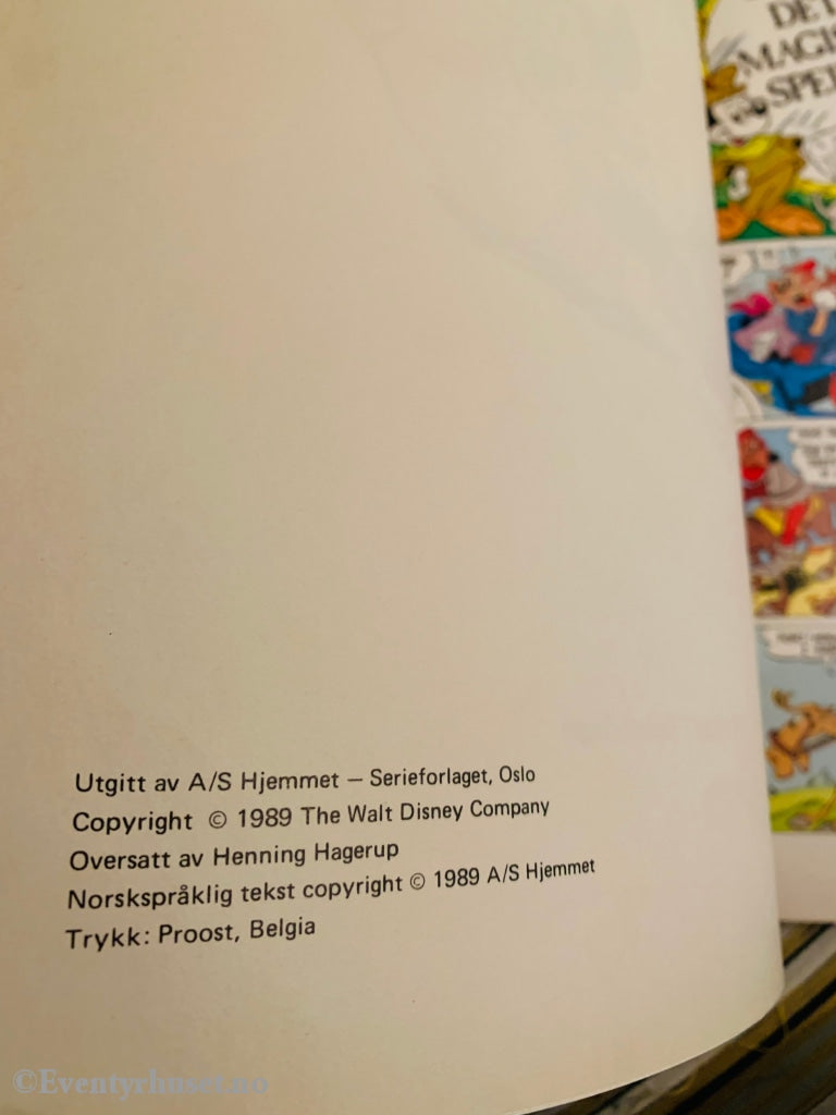 Mikke Mus - Det Magiske Speilet Og Andre Historier. 1989. Tegneseriealbum