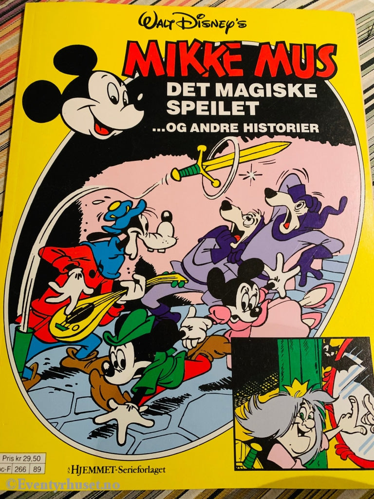 Mikke Mus - Det Magiske Speilet Og Andre Historier. 1989. Tegneseriealbum