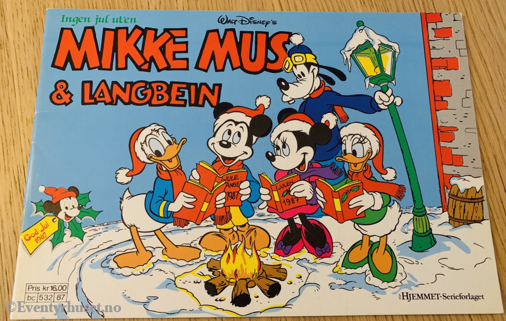 Mikke Mus Og Langbein. Julen 1987. Julehefter