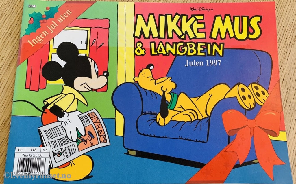 Mikke Mus Og Langbein. Julen 1997. Julehefter