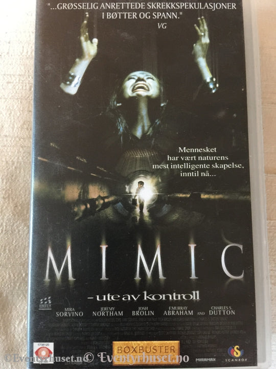 Mimic. 1997. Vhs. Vhs