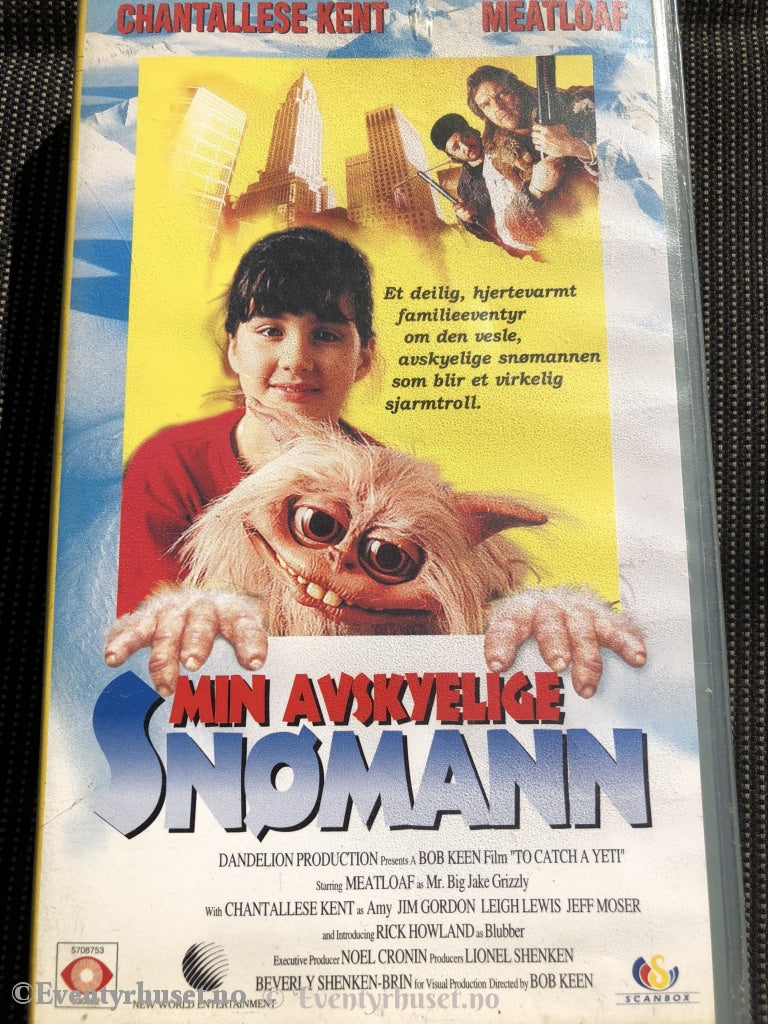 Min Avskyelige Snømann. 1993. Vhs. Vhs