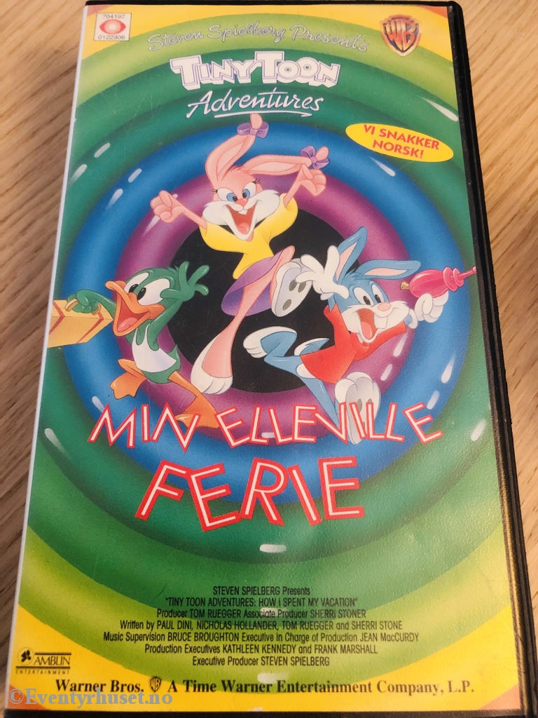 Min Elleville Ferie. Tiny Toon Adventures. 1992. Vhs. Vhs