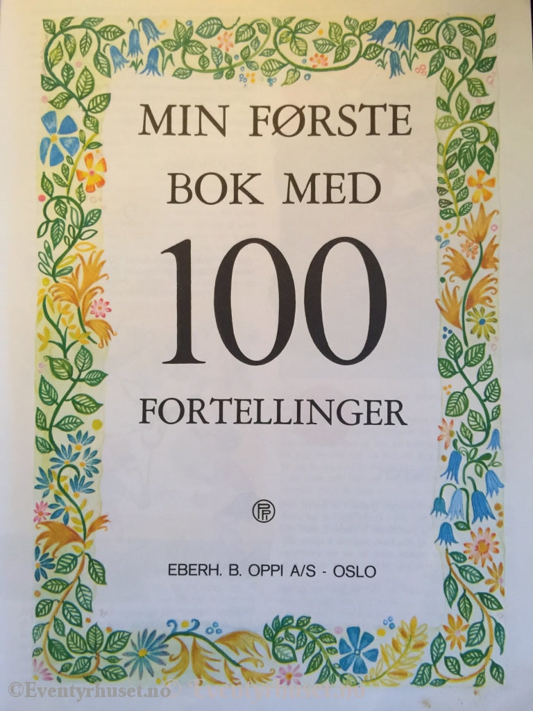 Min Første Bok Med 100 Fortellinger. Eventyrbok