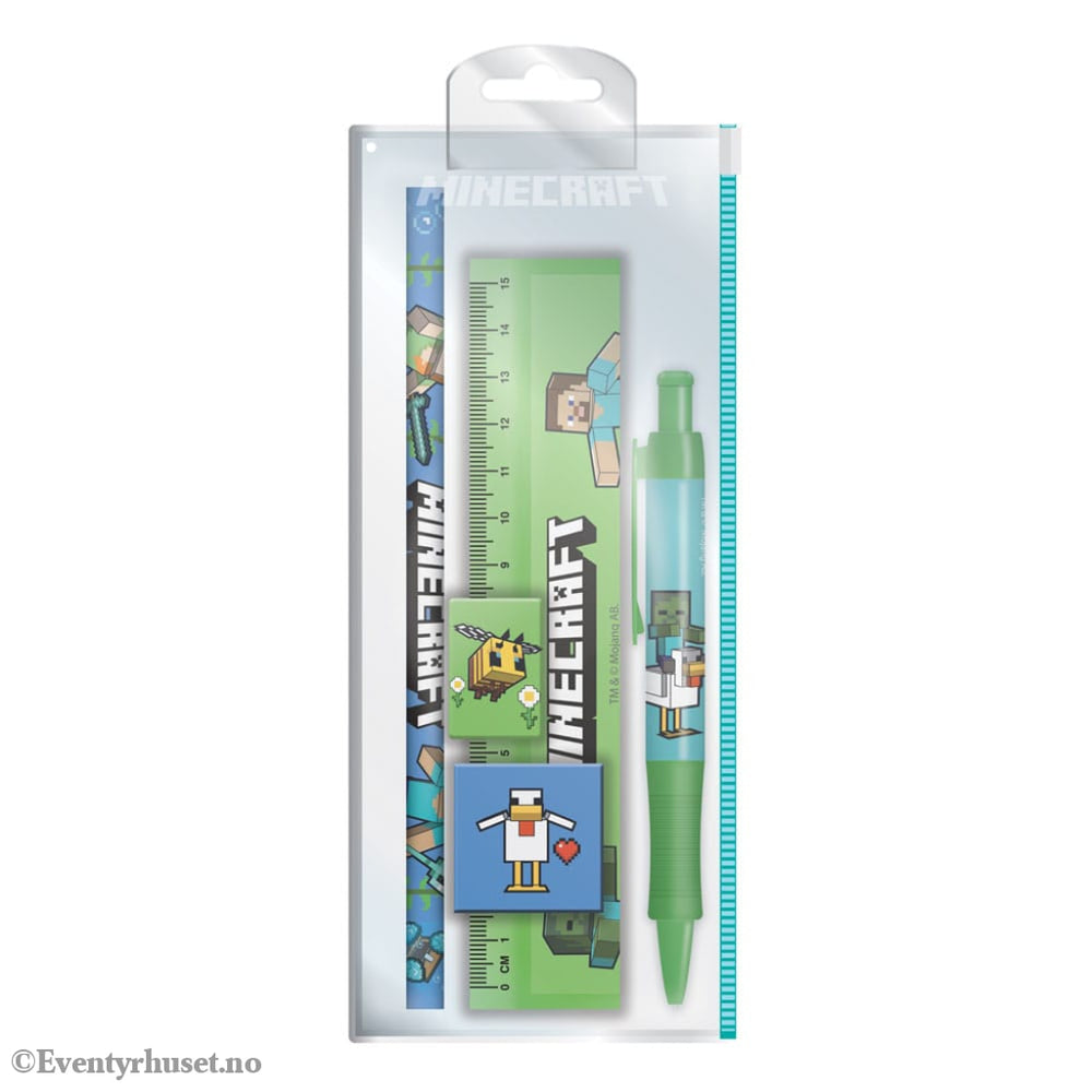 Minecraft 5-Piece Stationery Set Home & Gifts