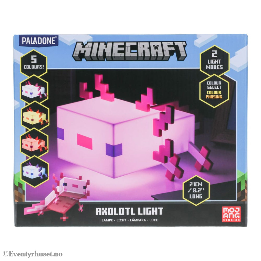 Minecraft: Axolotl Light Home & Gifts