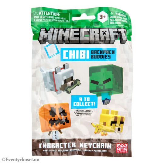 Minecraft Backpack Buddies Mystery Bags Series 3 Display (24) Fashion & Accessories