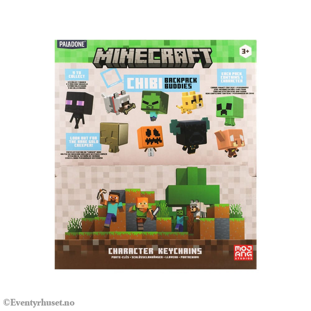Minecraft Backpack Buddies Mystery Bags Series 3 Display (24) Fashion & Accessories
