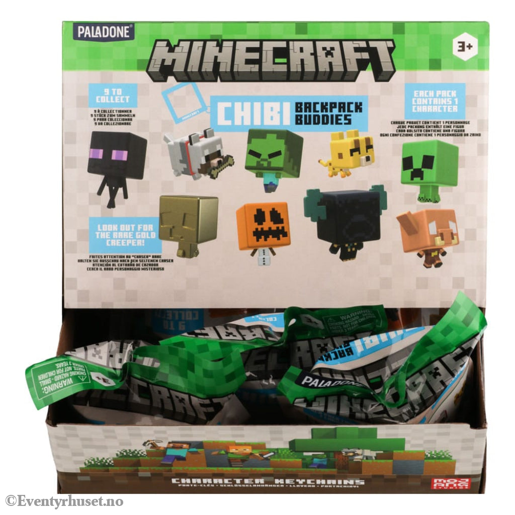 Minecraft Backpack Buddies Mystery Bags Series 3 Display (24) Fashion & Accessories