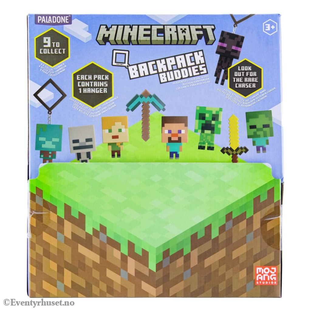 Minecraft Backpack Buddies Mystery Bags Series 4 Display (24) Fashion & Accessories