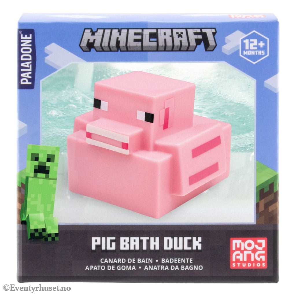 Minecraft Bath Duck Pig 6 cm Toys