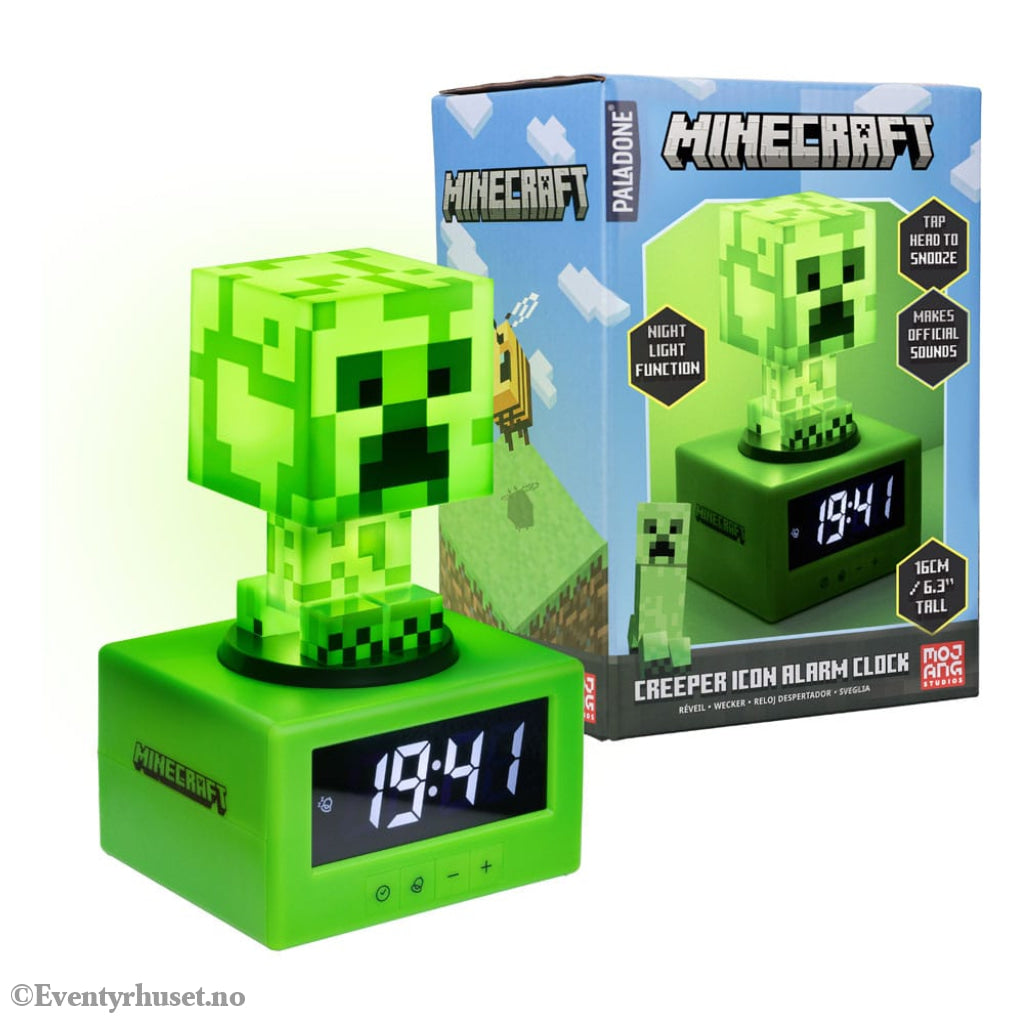 Minecraft: Creeper Icon Alarm Clock Home & Gifts