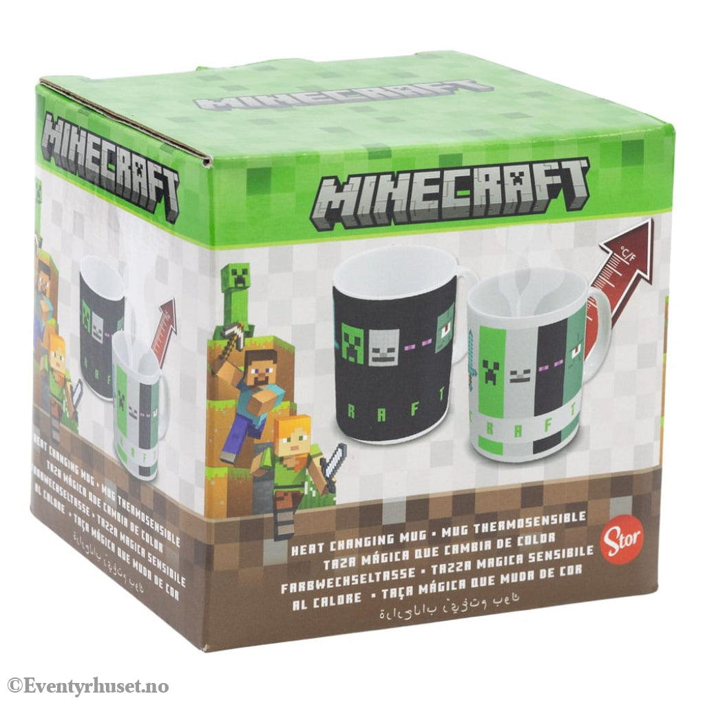 Minecraft Heat Change Mug Squared Pattern 325 ml Home & Gifts