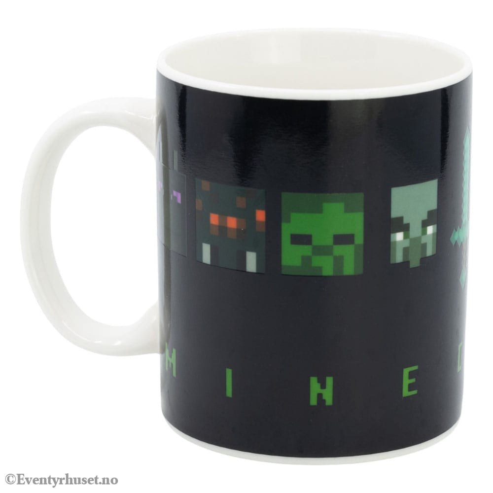 Minecraft Heat Change Mug Squared Pattern 325 ml Home & Gifts