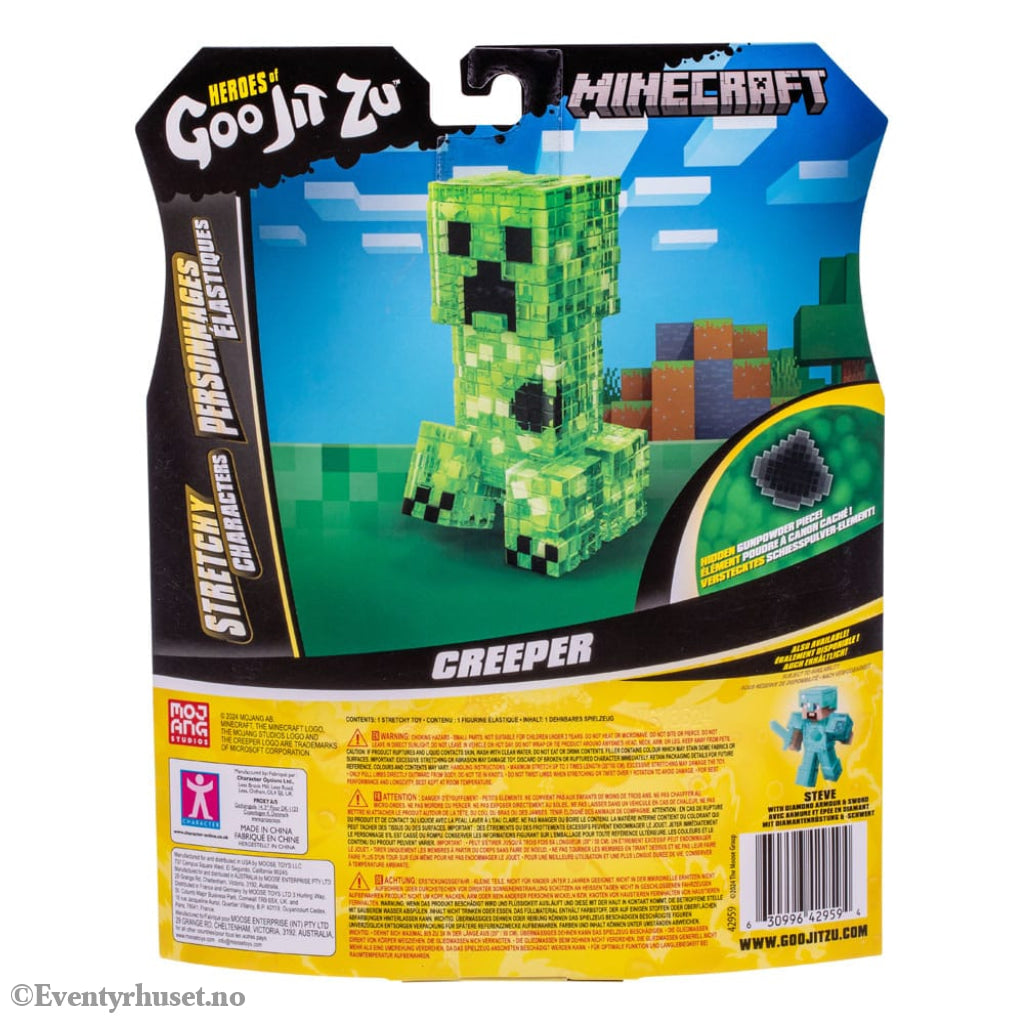 Minecraft Heroes of Goo Jit Zu Meteor Madness Stretch Figure Creeper 12 cm Toys