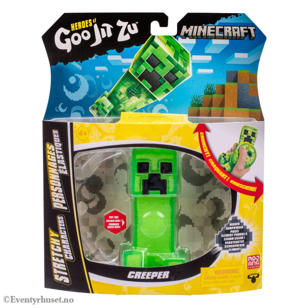 Minecraft Heroes of Goo Jit Zu Meteor Madness Stretch Figure Creeper 12 cm Toys