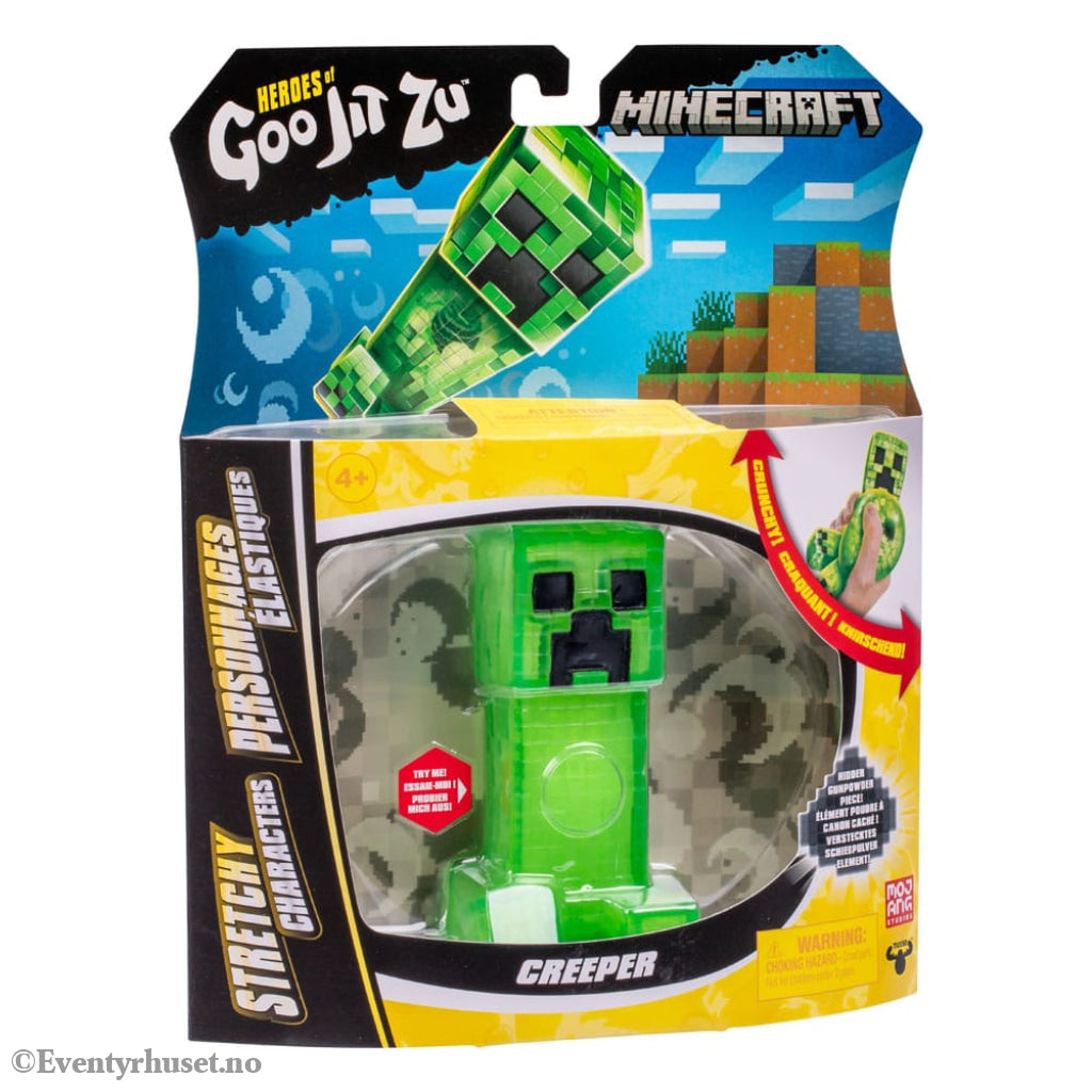 Minecraft Heroes of Goo Jit Zu Meteor Madness Stretch Figure Creeper 12 cm Toys