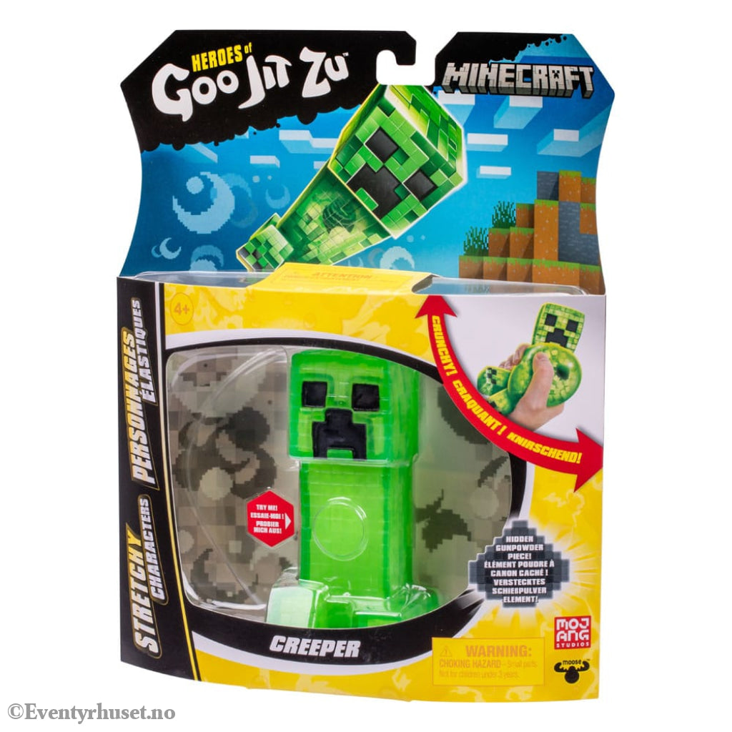 Minecraft Heroes of Goo Jit Zu Meteor Madness Stretch Figure Creeper 12 cm Toys