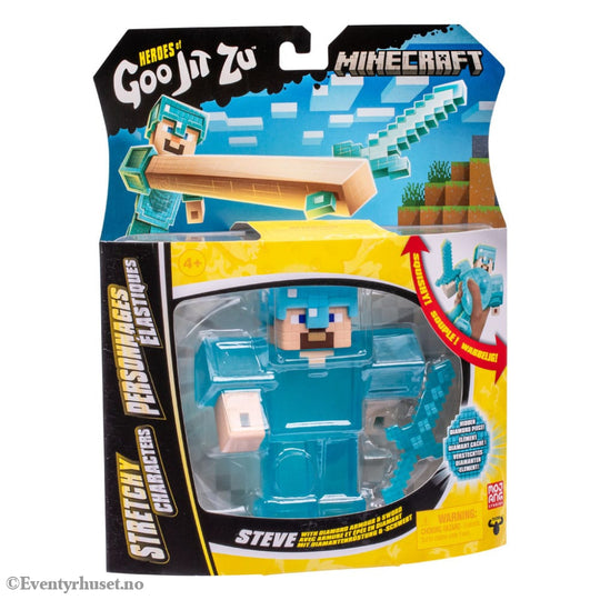Minecraft Heroes of Goo Jit Zu Meteor Madness Stretch Figure Steve 12 cm Toys