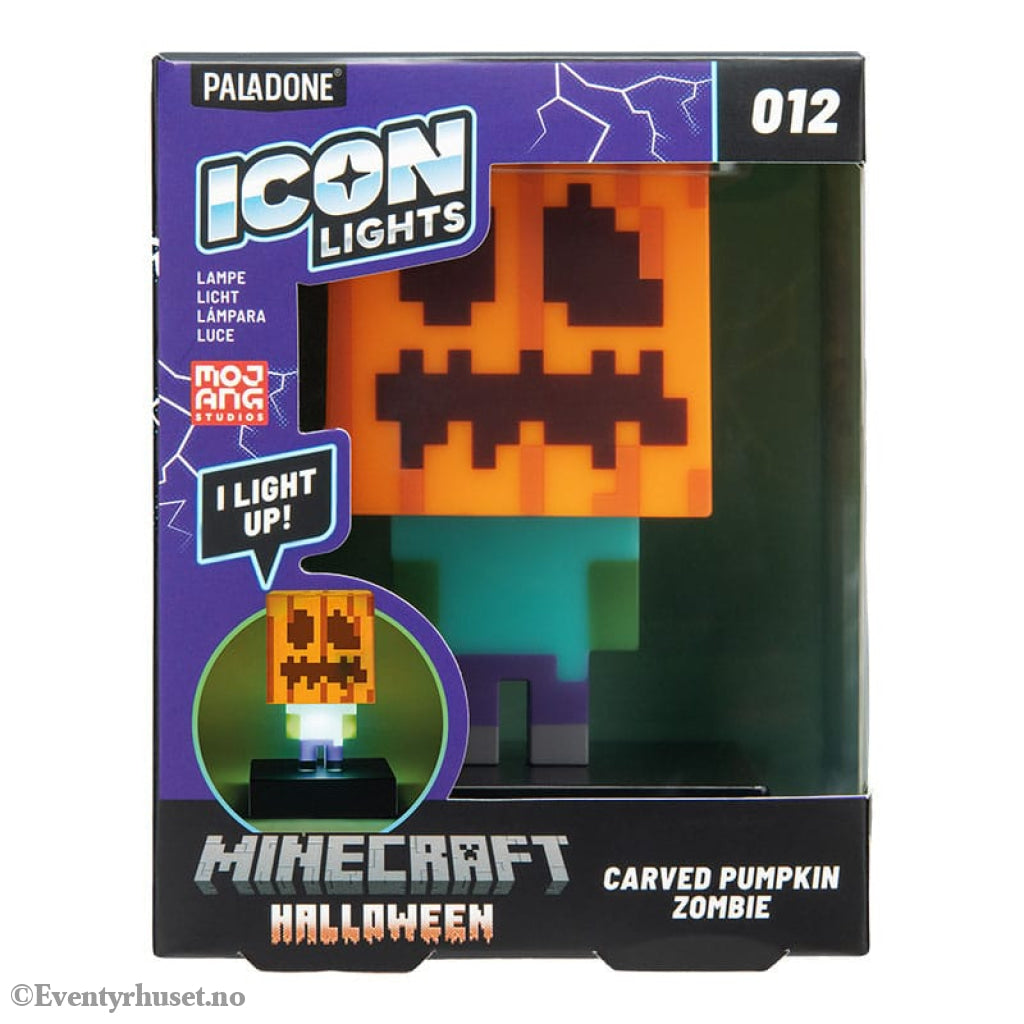 Minecraft Icons Light Zombie Jack O Lantern 10 cm. Mint In Sealed Box (MISB)! Leker