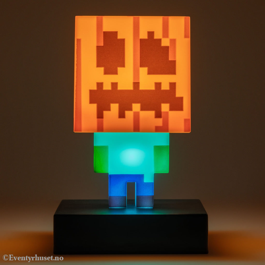 Minecraft Icons Light Zombie Jack O Lantern 10 cm. Mint In Sealed Box (MISB)! Leker