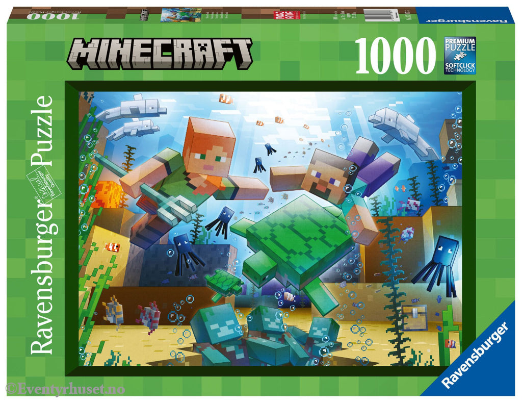 Minecraft Jigsaw Puzzle Minecraft Mosaic (1000 pieces) Games
