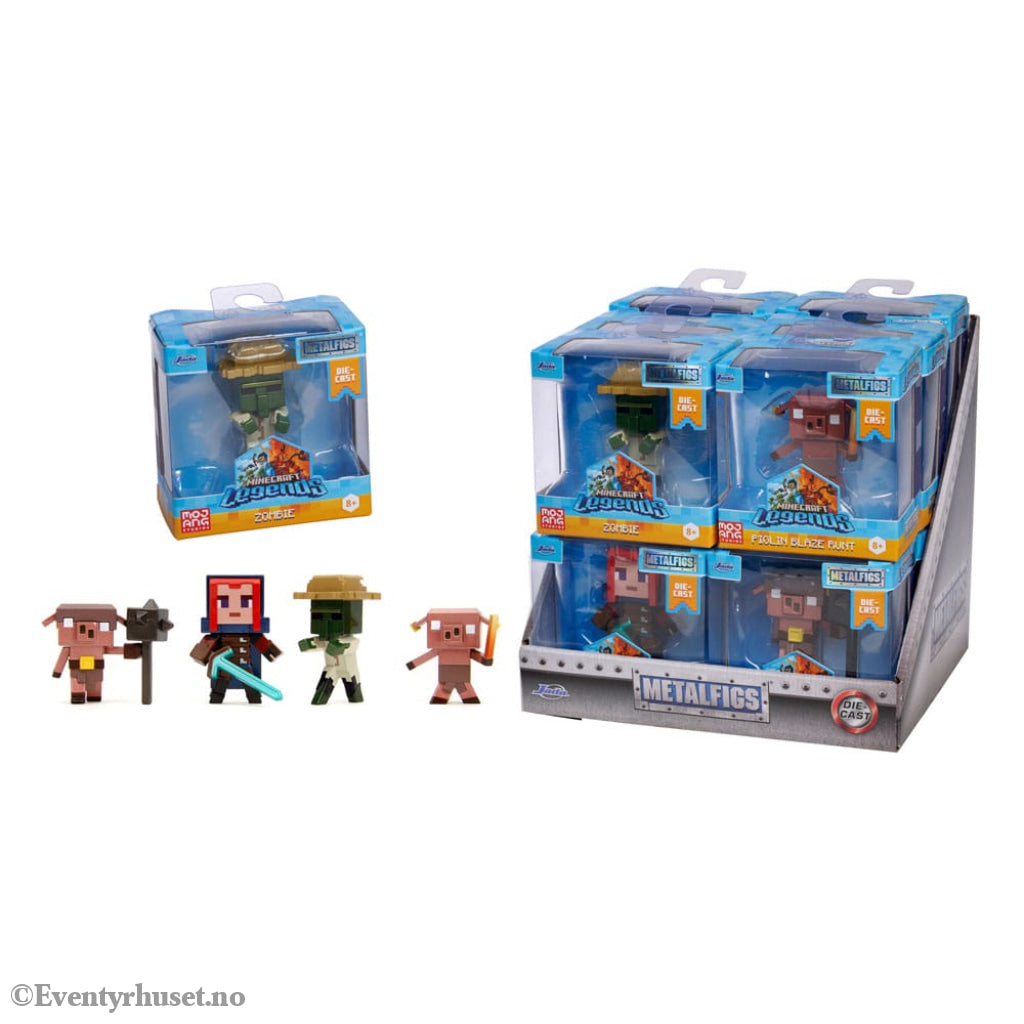 Minecraft Nano Metalfigs Diecast Mini Figures 6 cm Wave 2 Assortment (12) Collectibles