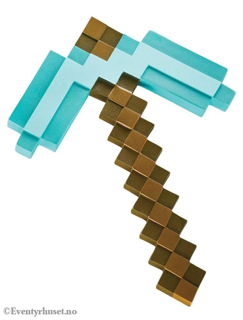 Minecraft Plastic Replica Diamond Pickaxe 40 cm Toys