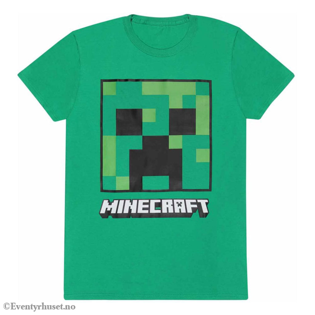 Minecraft T-Shirt Creeper Face Size XL Fashion & Accessories