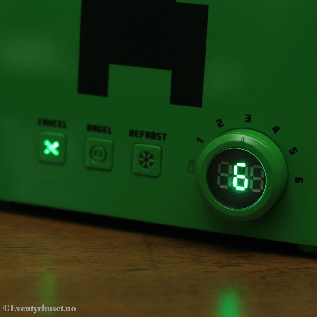Minecraft Toaster Green Creeper Cube Home & Gifts
