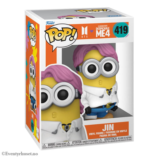 Minions x BTS POP! Rocks Vinyl Figure Jin 9 cm Collectibles