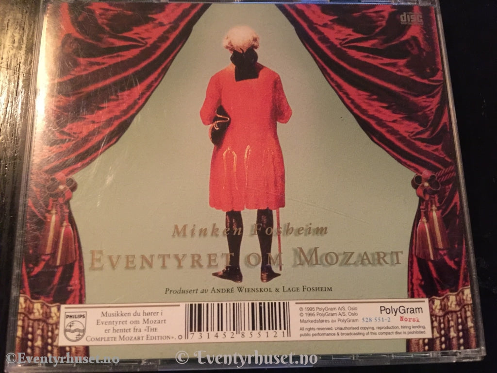 Minken Fosheim. 1995. Eventyret Om Mozart. Cd. Lydbok