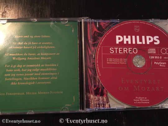Minken Fosheim. 1995. Eventyret Om Mozart. Cd. Lydbok