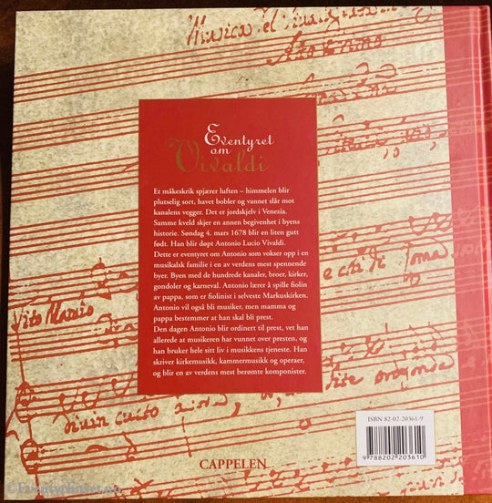 Minken Fosheim. 2000. Eventyret Om Vivaldi. Eventyrbok