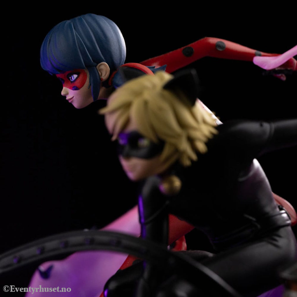 Miraculous Deluxe Art Scale Statue 1/10 Lady Bug and Cat Noir Signed Edition 23 cm Collectibles