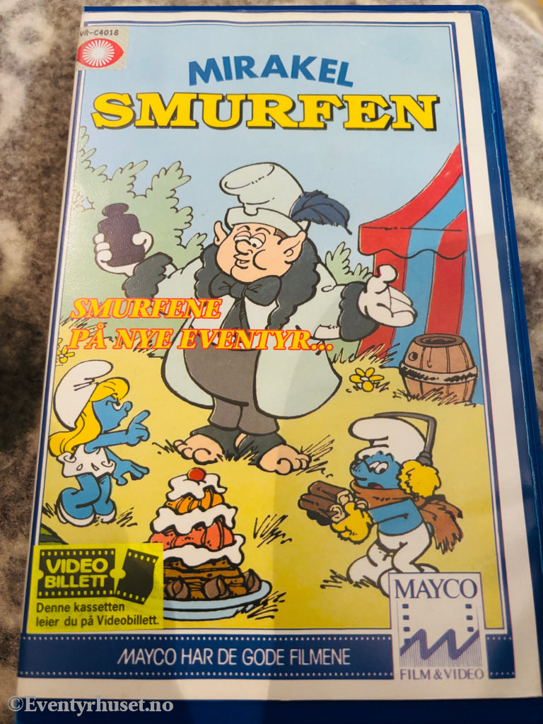 Mirakel Smurfen. VHS Big Box. VHS