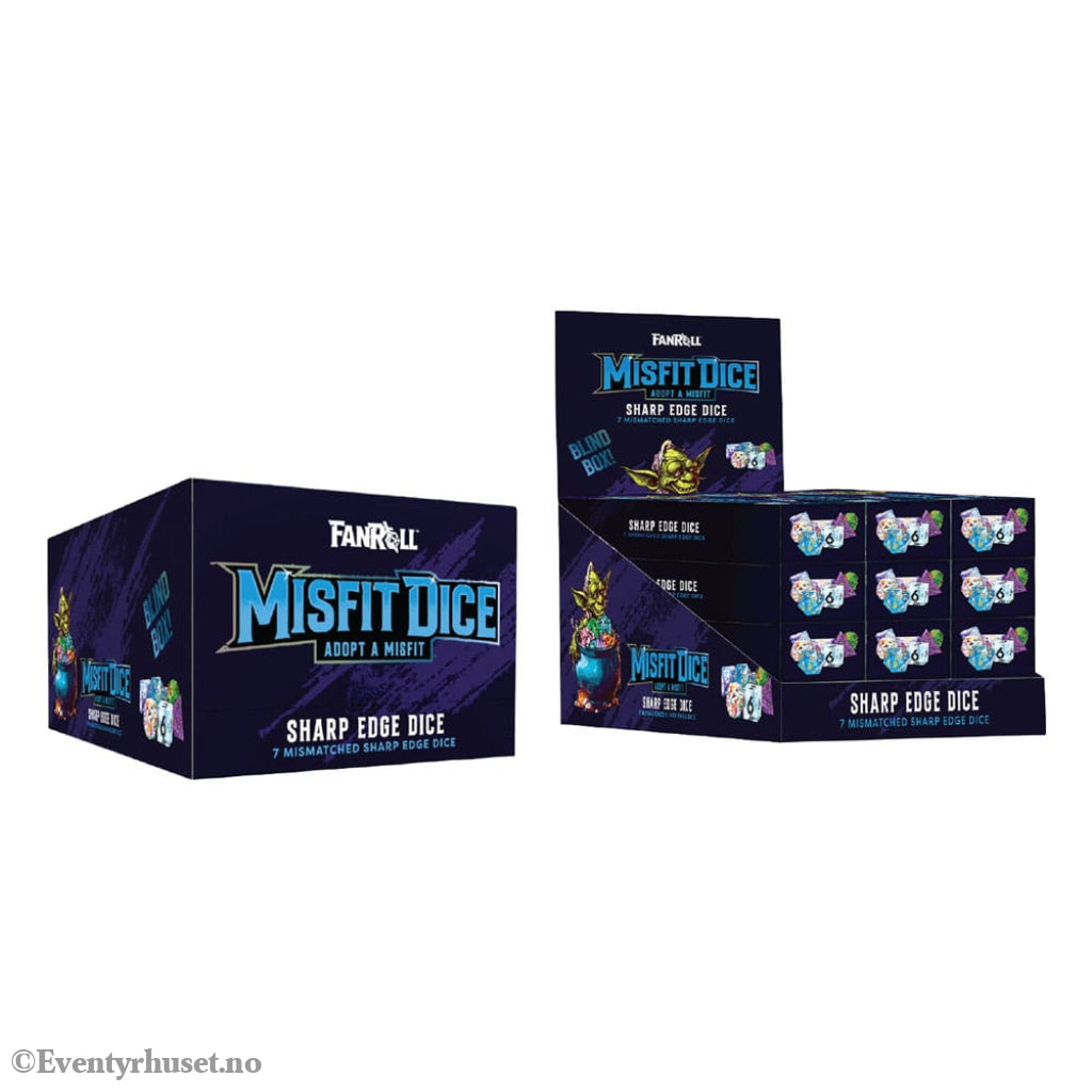 Misfit Adopt a Misfit Dice Set Blind Box Sharp Edge Dice Assortment (12) Games