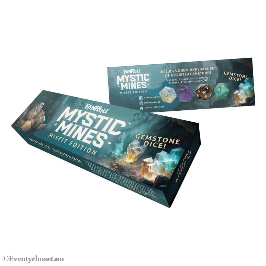 Misfit Mystic Mines Dice Set Blind Box Mystery Gemstone Games