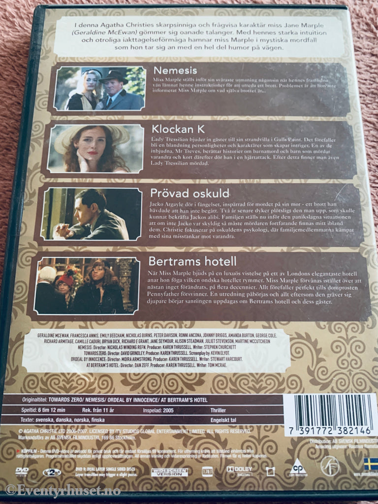Miss Marple: Box 3 (2005). DVD.