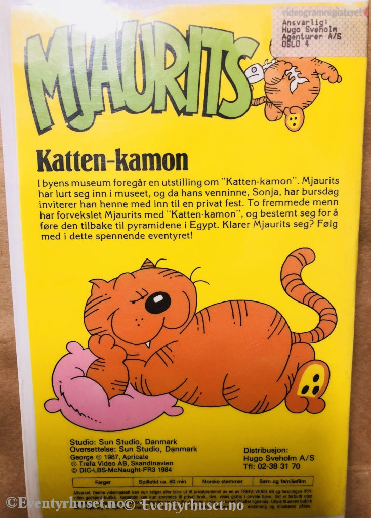 Mjaurits. 3 Katten-Kamon. Vhs Big Box.