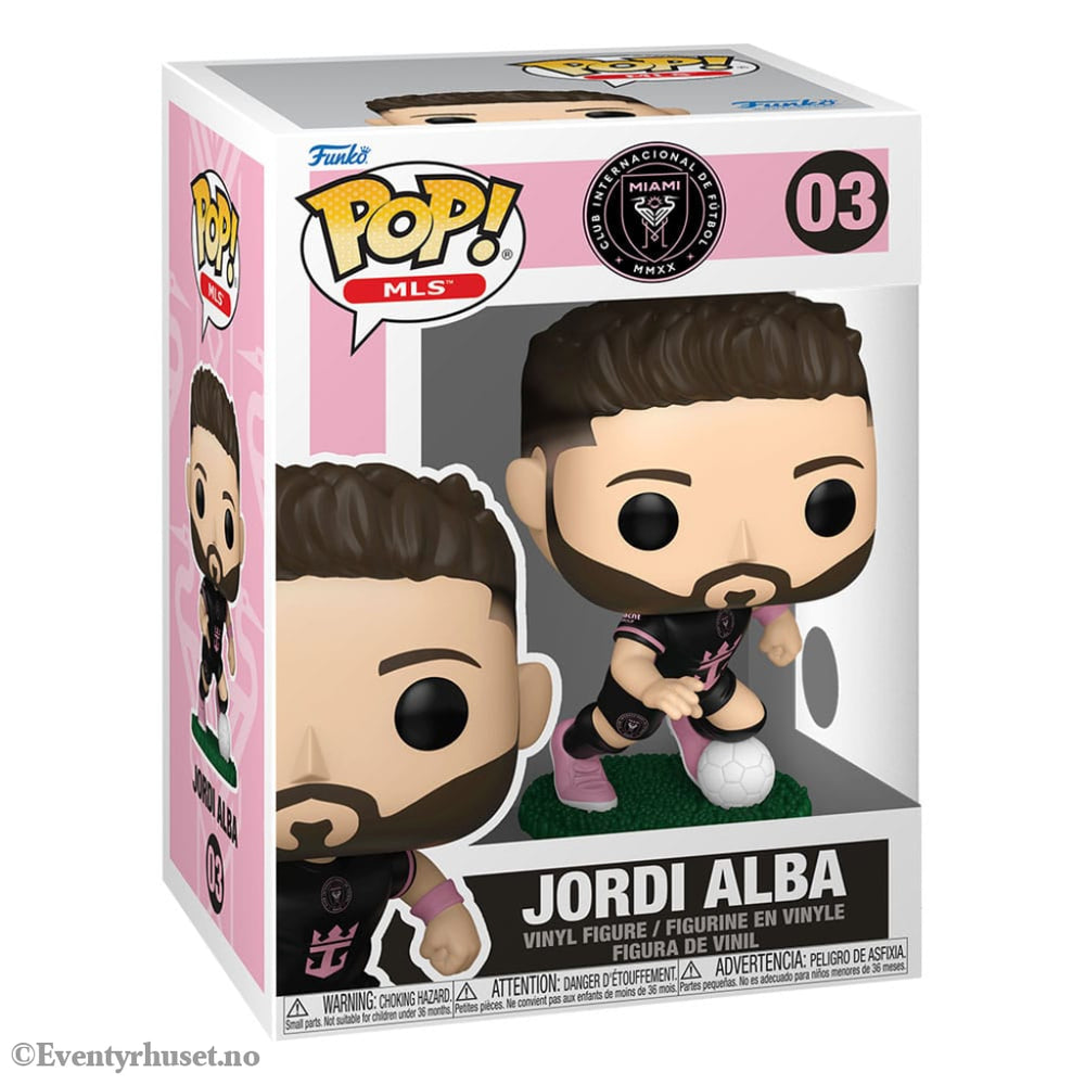 MLS POP! Sports Vinyl Figure Inter Miami- Jordi Alba(away) 9 cm Collectibles