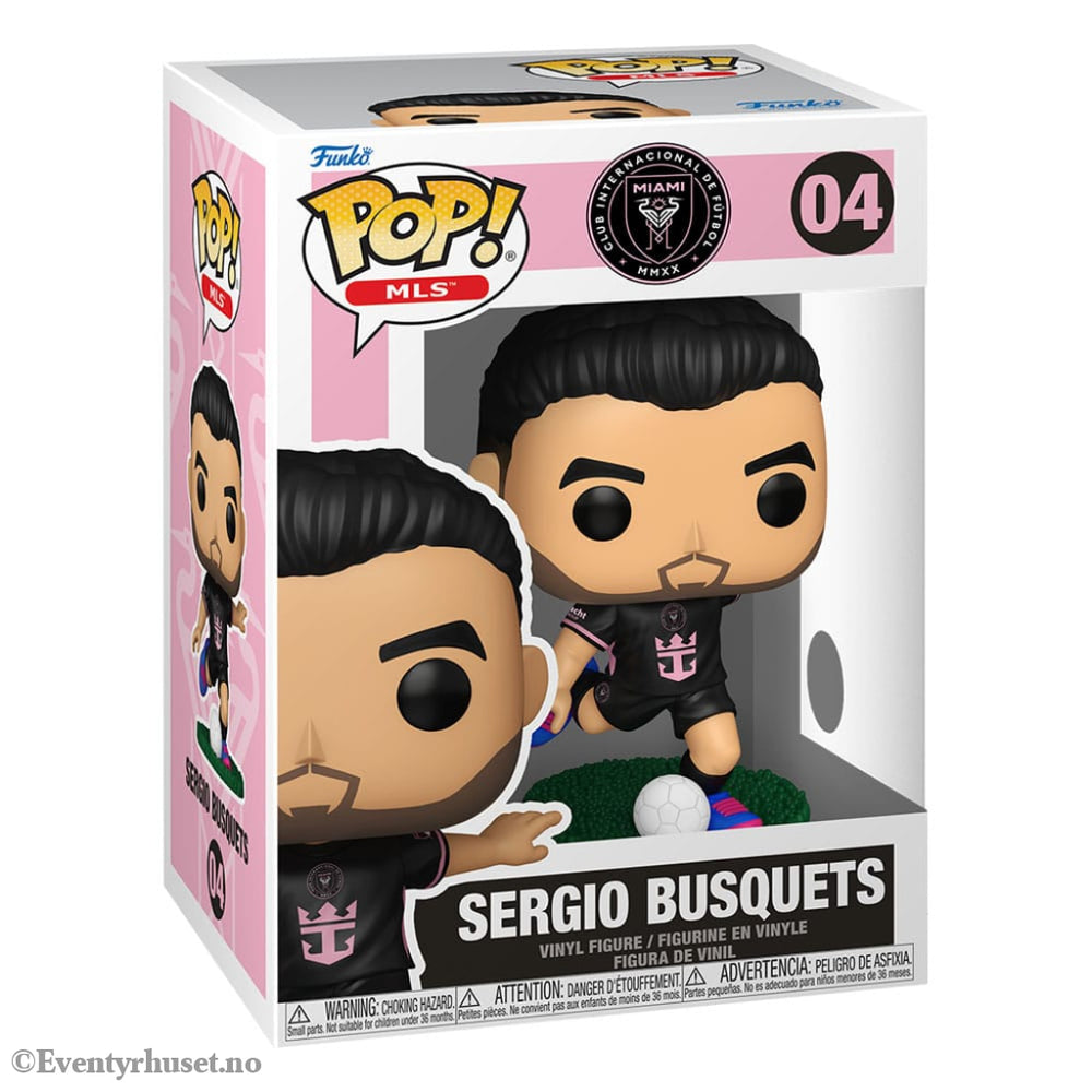 MLS POP! Sports Vinyl Figure Inter Miami- Sergio Busquets(away) 9 cm Collectibles