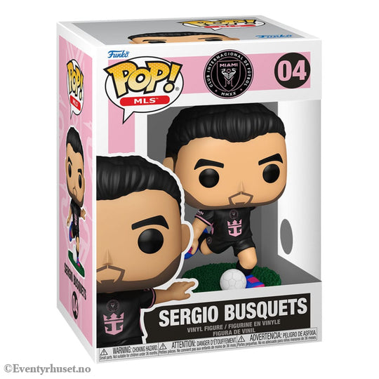 MLS POP! Sports Vinyl Figure Inter Miami- Sergio Busquets(away) 9 cm Collectibles
