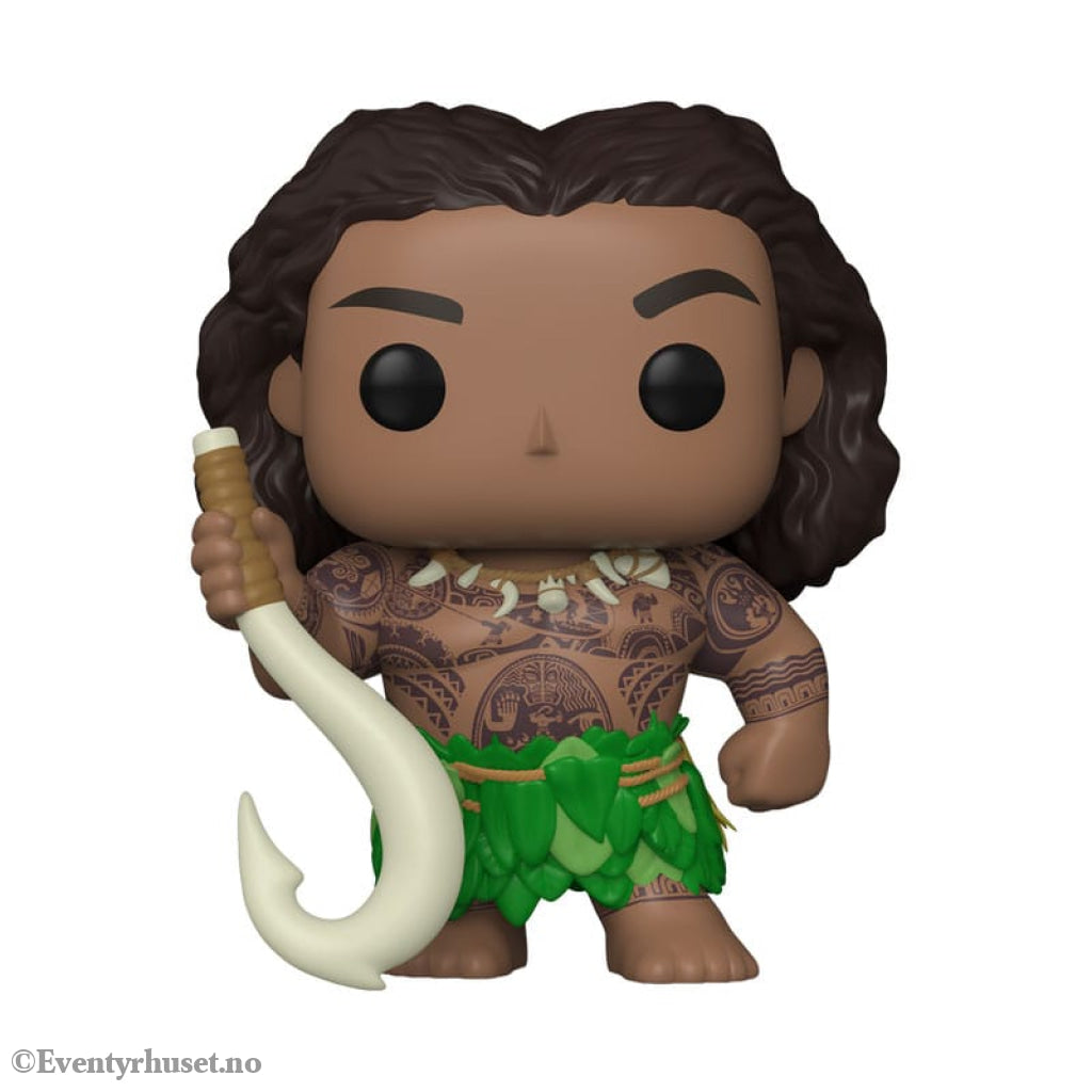 Moana 2 POP! & Buddy Vinyl Figure Maui with Fish Hook 9 cm Collectibles