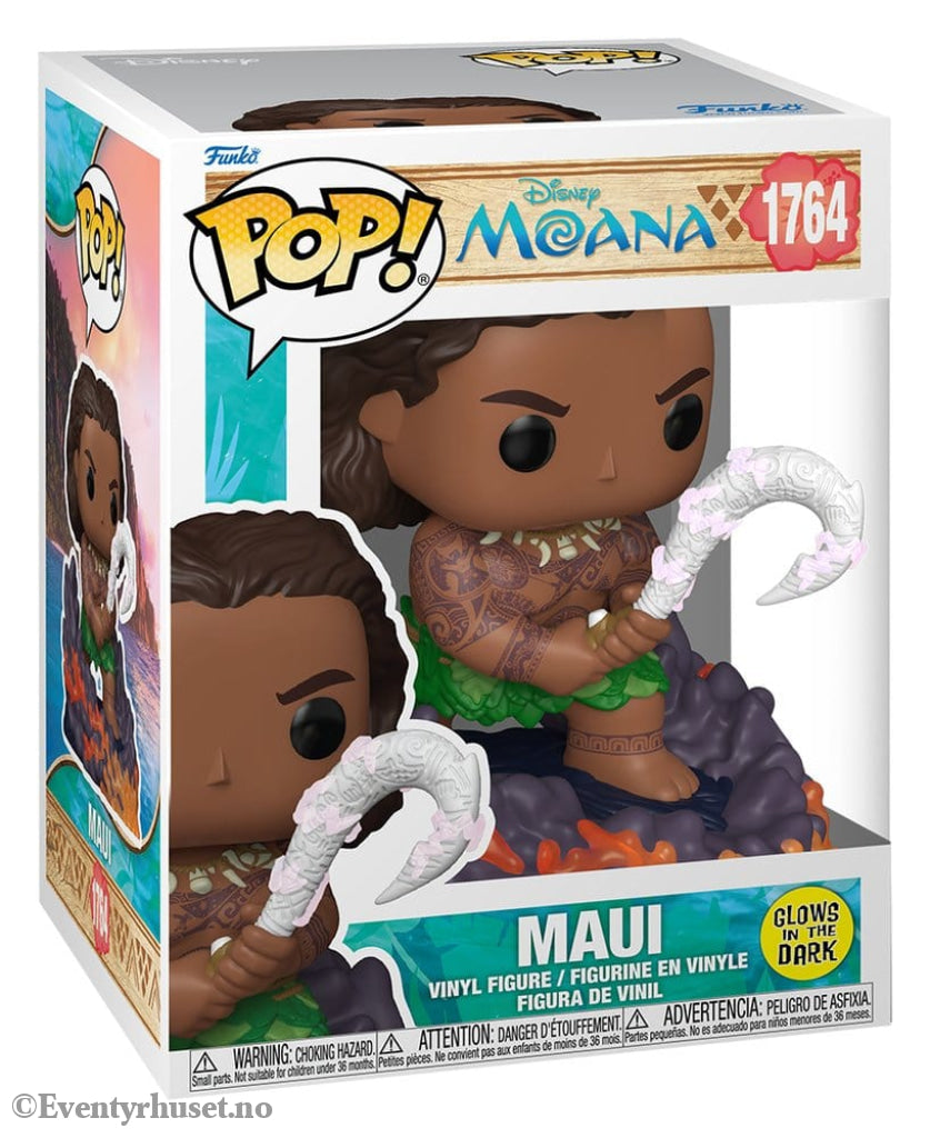 Moana POP! Premium Vinyl Figure Maui (GW) 9 cm Collectibles