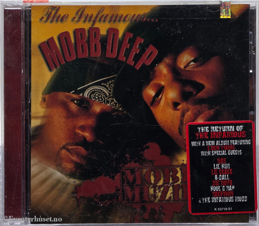 Mobb Deep (1999) "Murda Muzik". CD. Ny i plast!